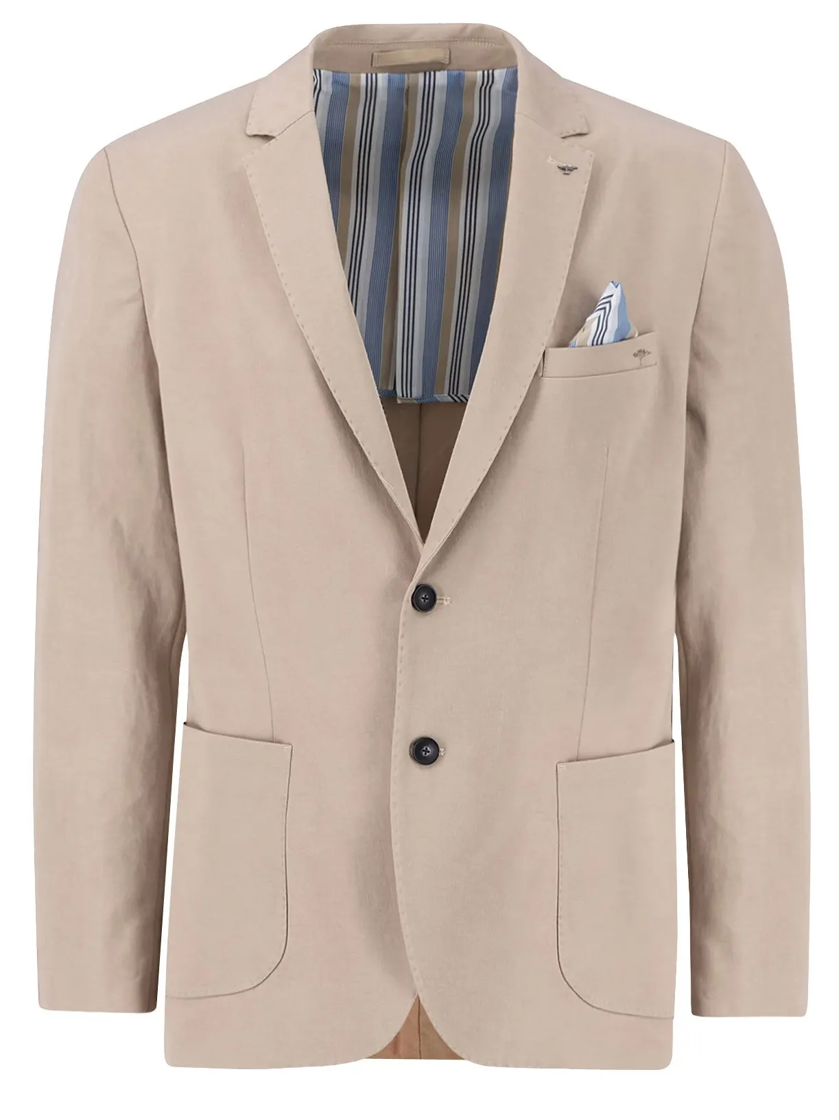 FYNCH HATTON Cotton Mix Jacket - Men's – Beige
