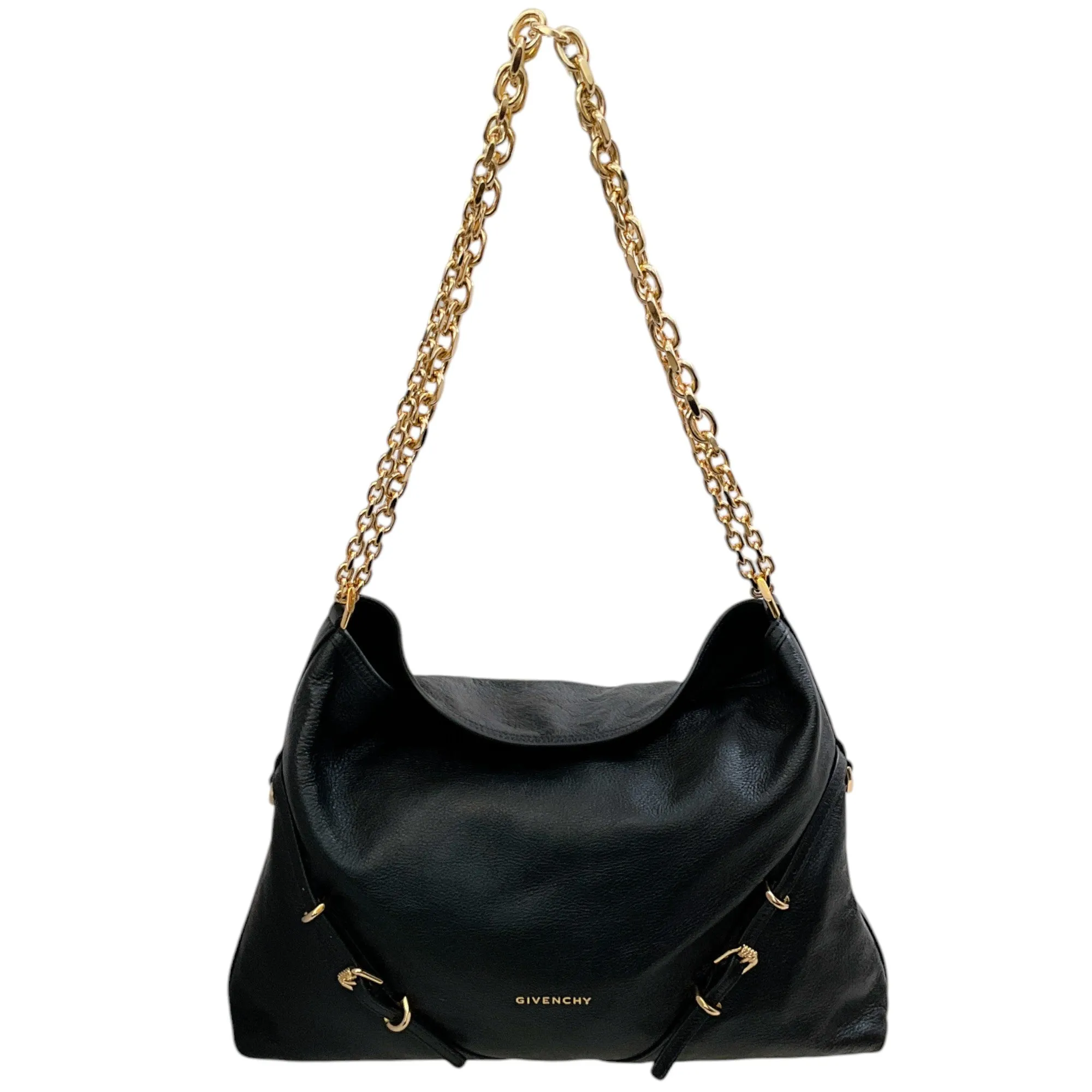 Givenchy Black Leather Voyou Chain Bag