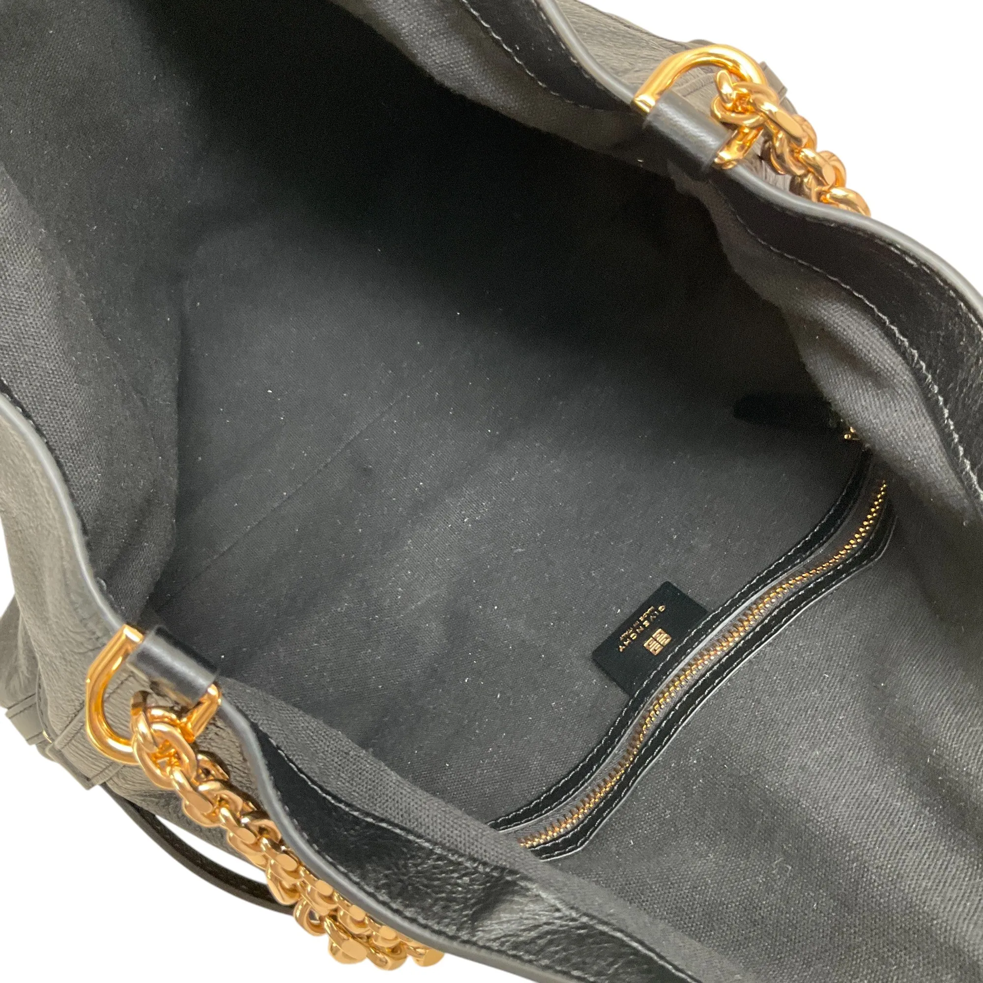 Givenchy Black Leather Voyou Chain Bag