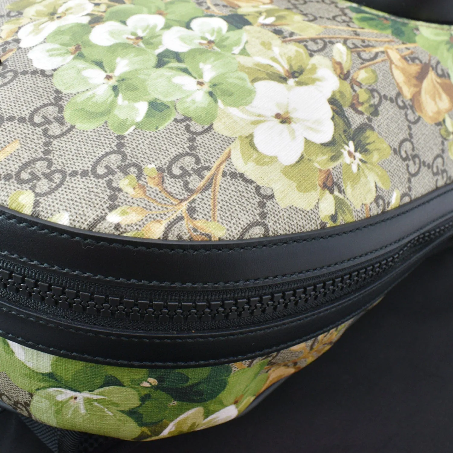 GUCCI Blooms GG Supreme Monogram Backpack Beige 406370