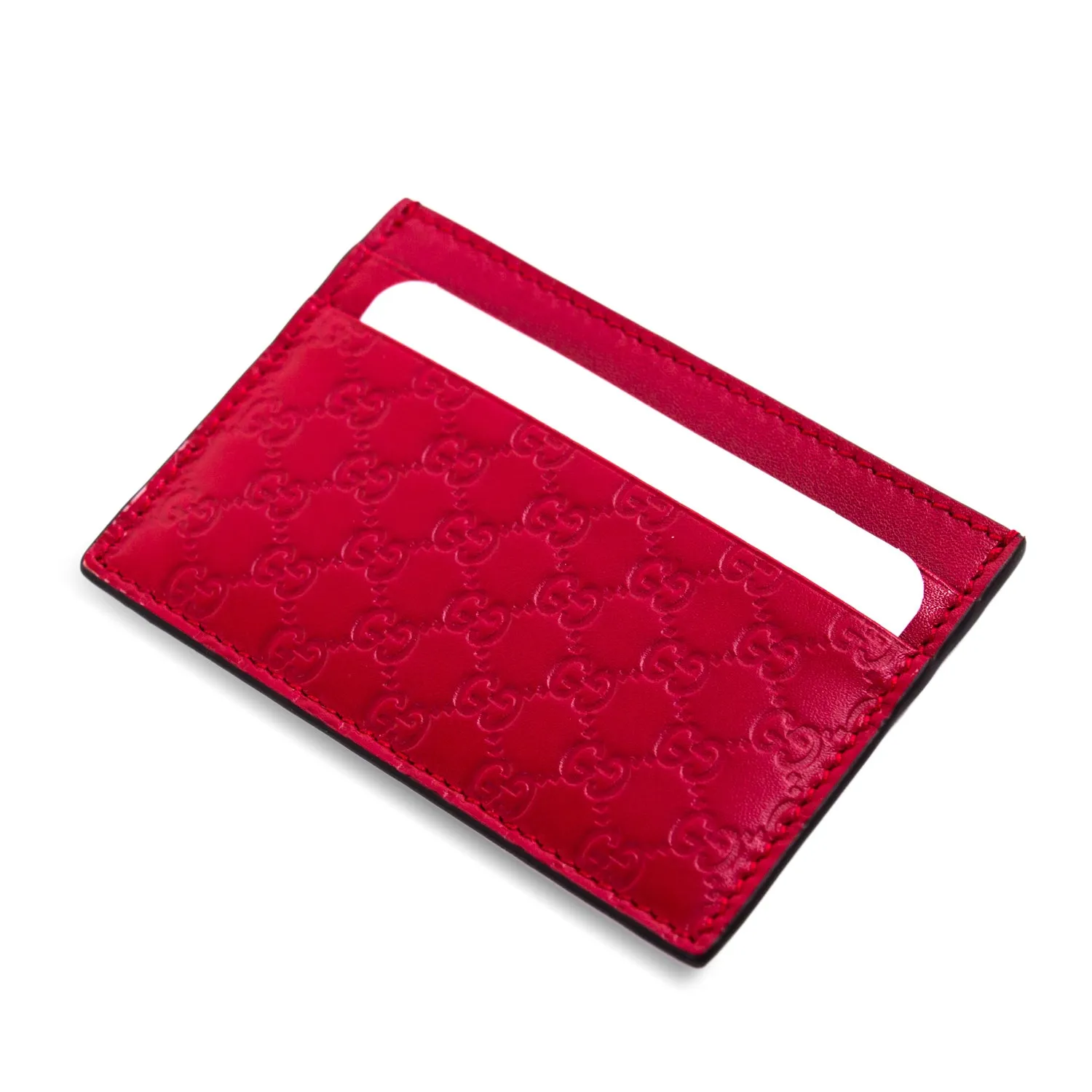 Gucci Guccissima Signature Card Holder