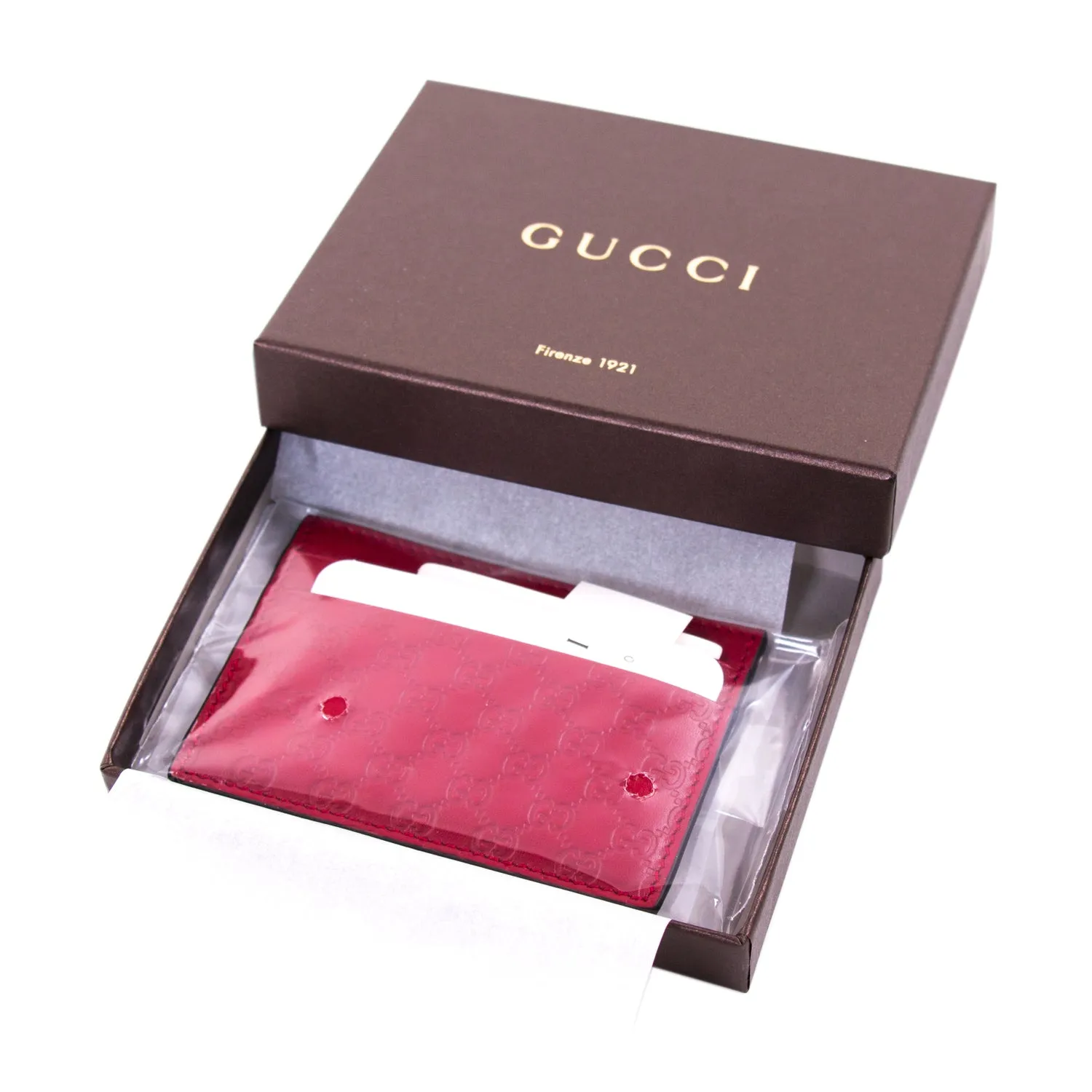 Gucci Guccissima Signature Card Holder