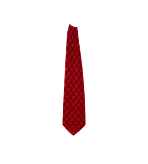Gucci Red Velvet Tie