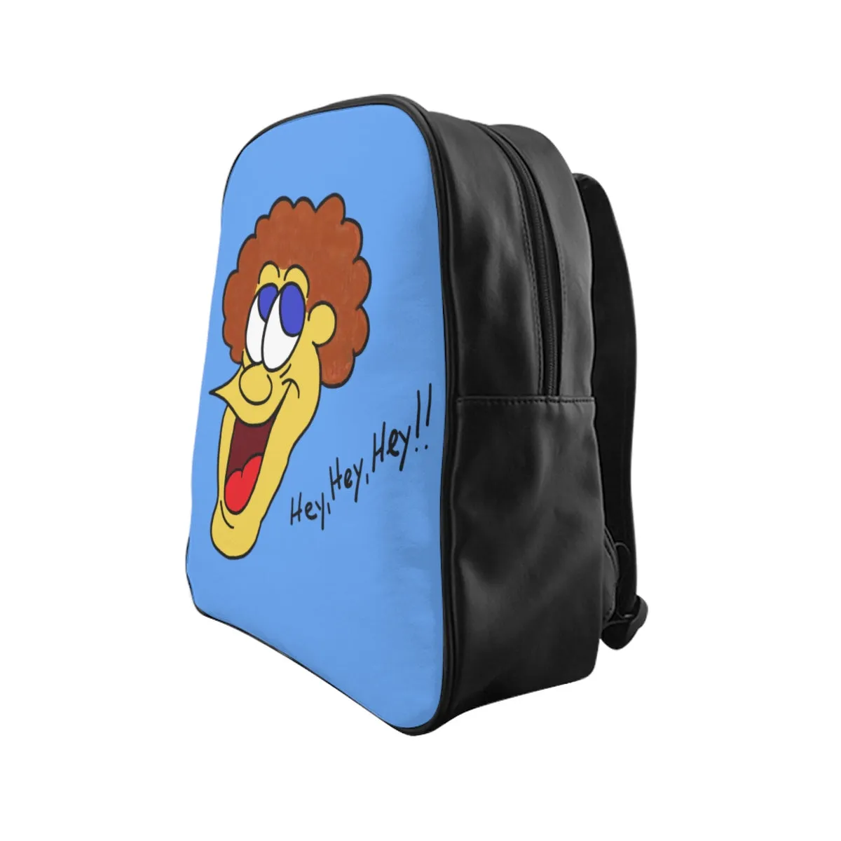 Hey, Hey, Hey!! light blue School Backpack
