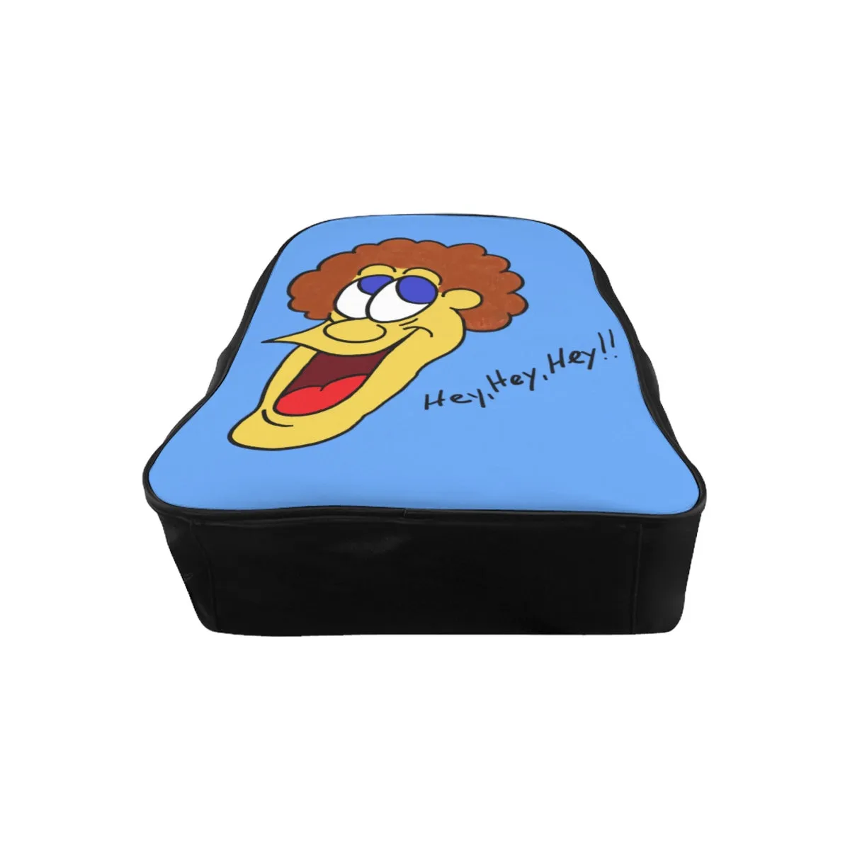 Hey, Hey, Hey!! light blue School Backpack