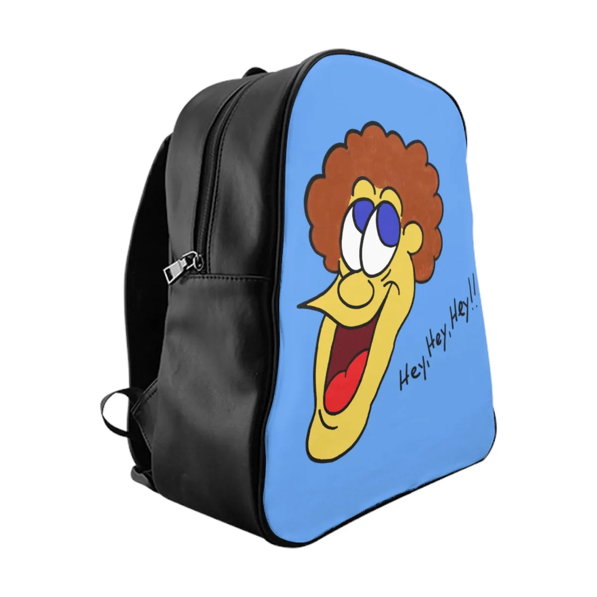 Hey, Hey, Hey!! light blue School Backpack