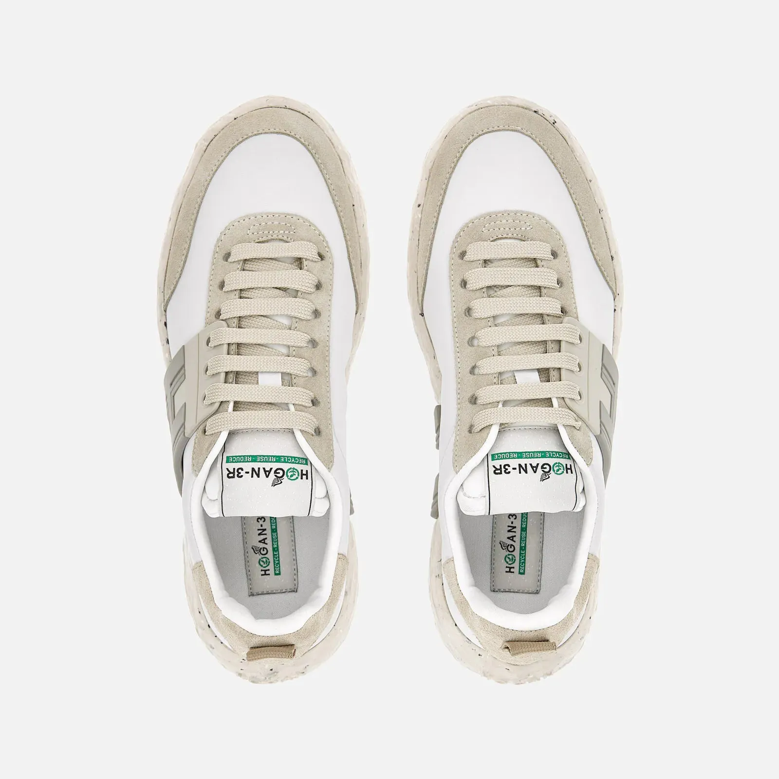 Hogan H-3R Sneakers - White/Beige