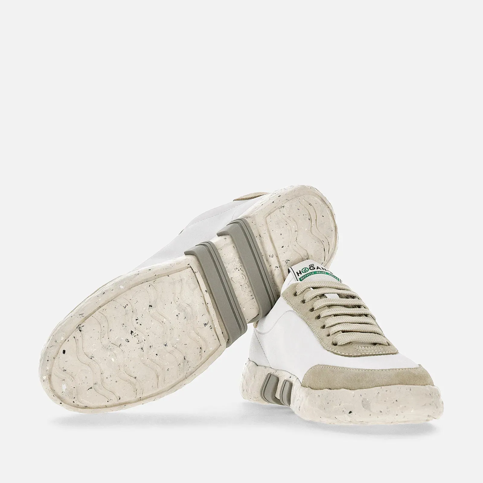 Hogan H-3R Sneakers - White/Beige