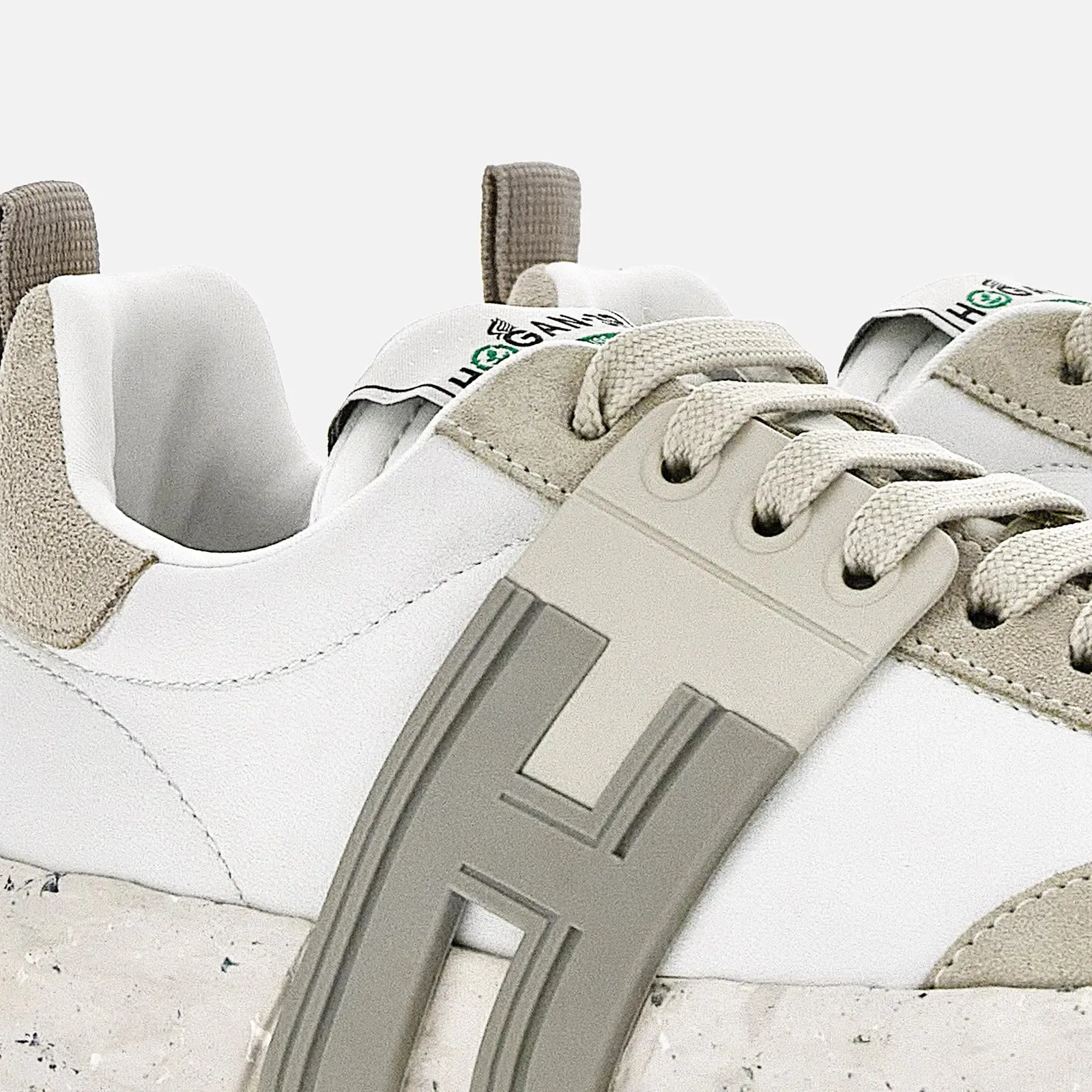 Hogan H-3R Sneakers - White/Beige