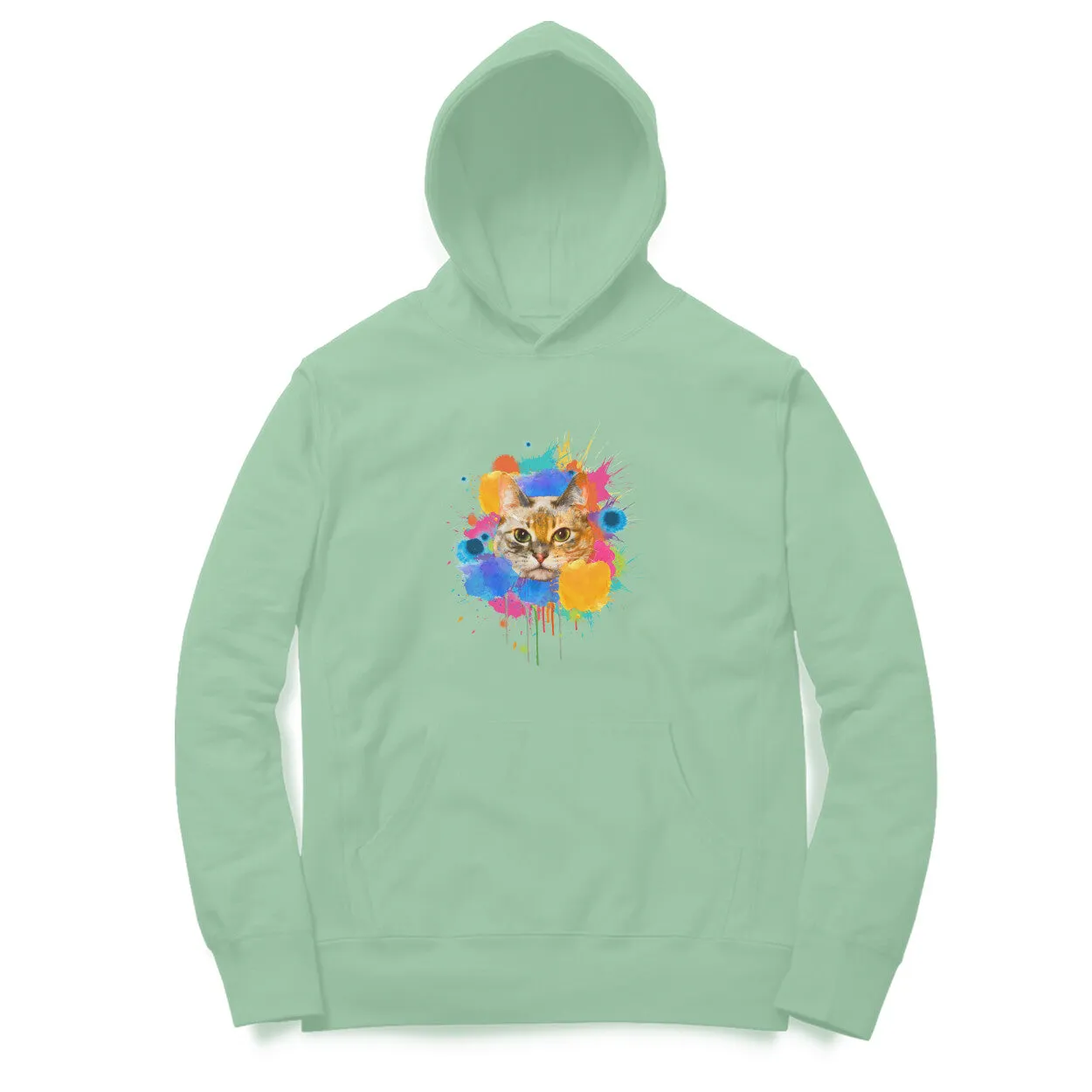 Hoodie (Men) - Splishy Splishy Cat (9 Colours)