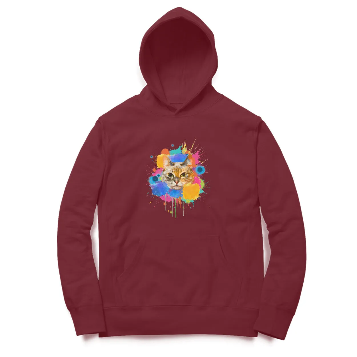 Hoodie (Men) - Splishy Splishy Cat (9 Colours)
