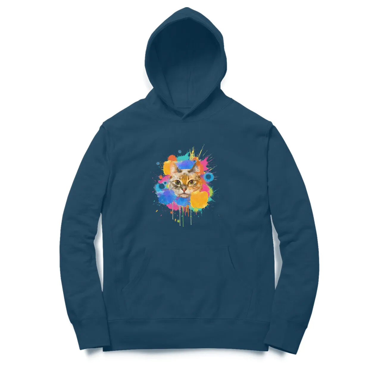 Hoodie (Men) - Splishy Splishy Cat (9 Colours)