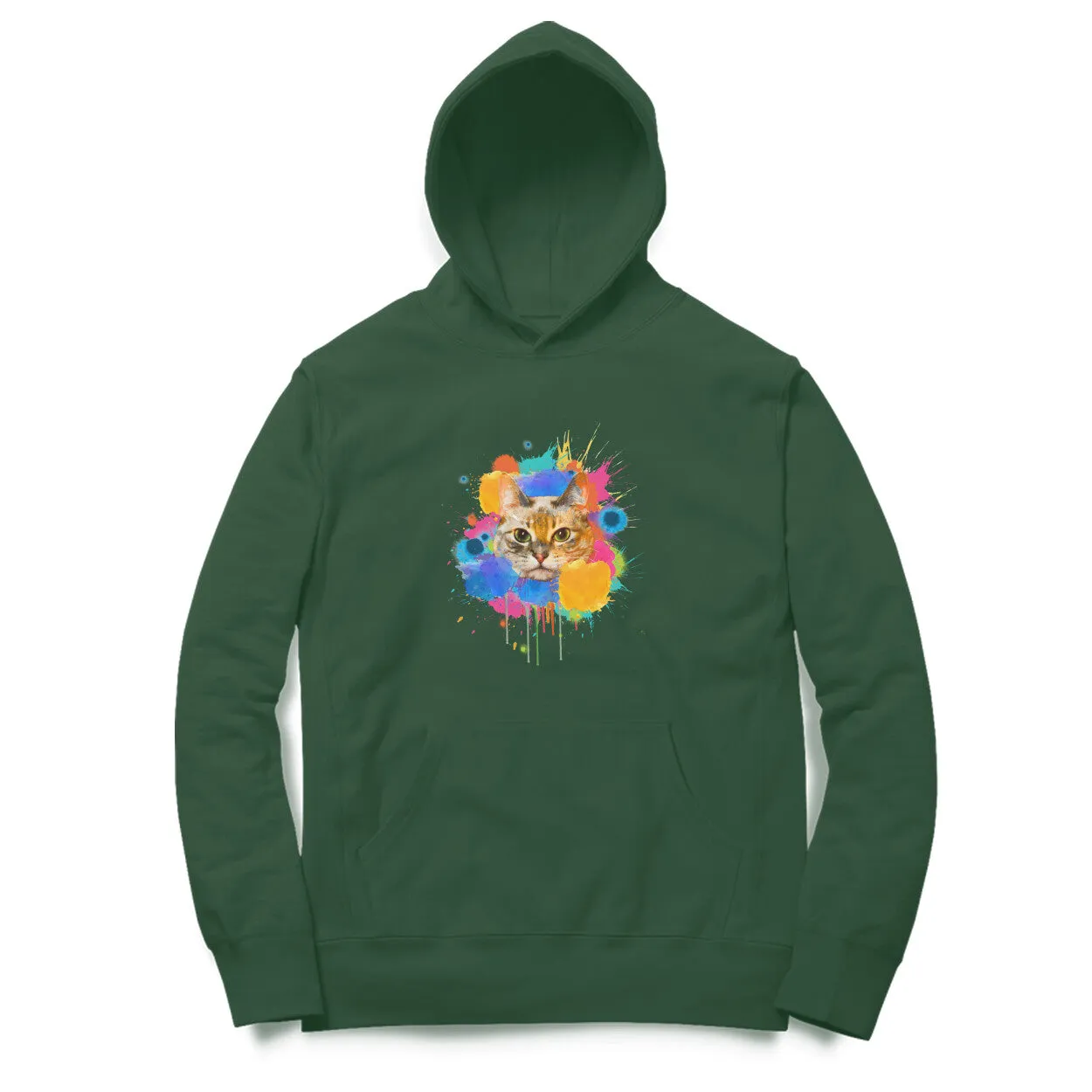 Hoodie (Men) - Splishy Splishy Cat (9 Colours)