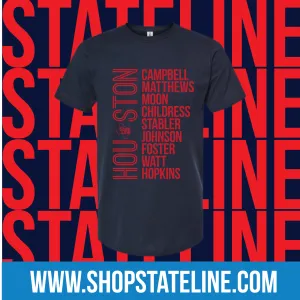 HOUSTON LEGENDS- NAVY BLUE UNISEX