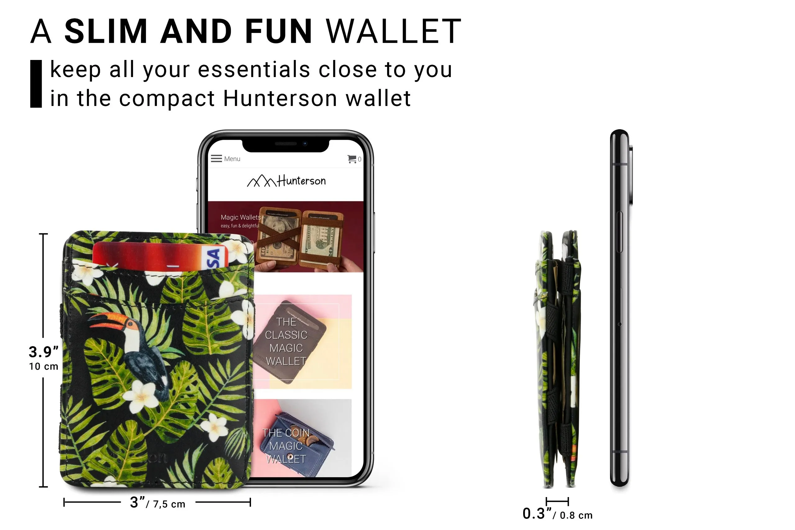 Hunterson RFID Magic Wallet Print