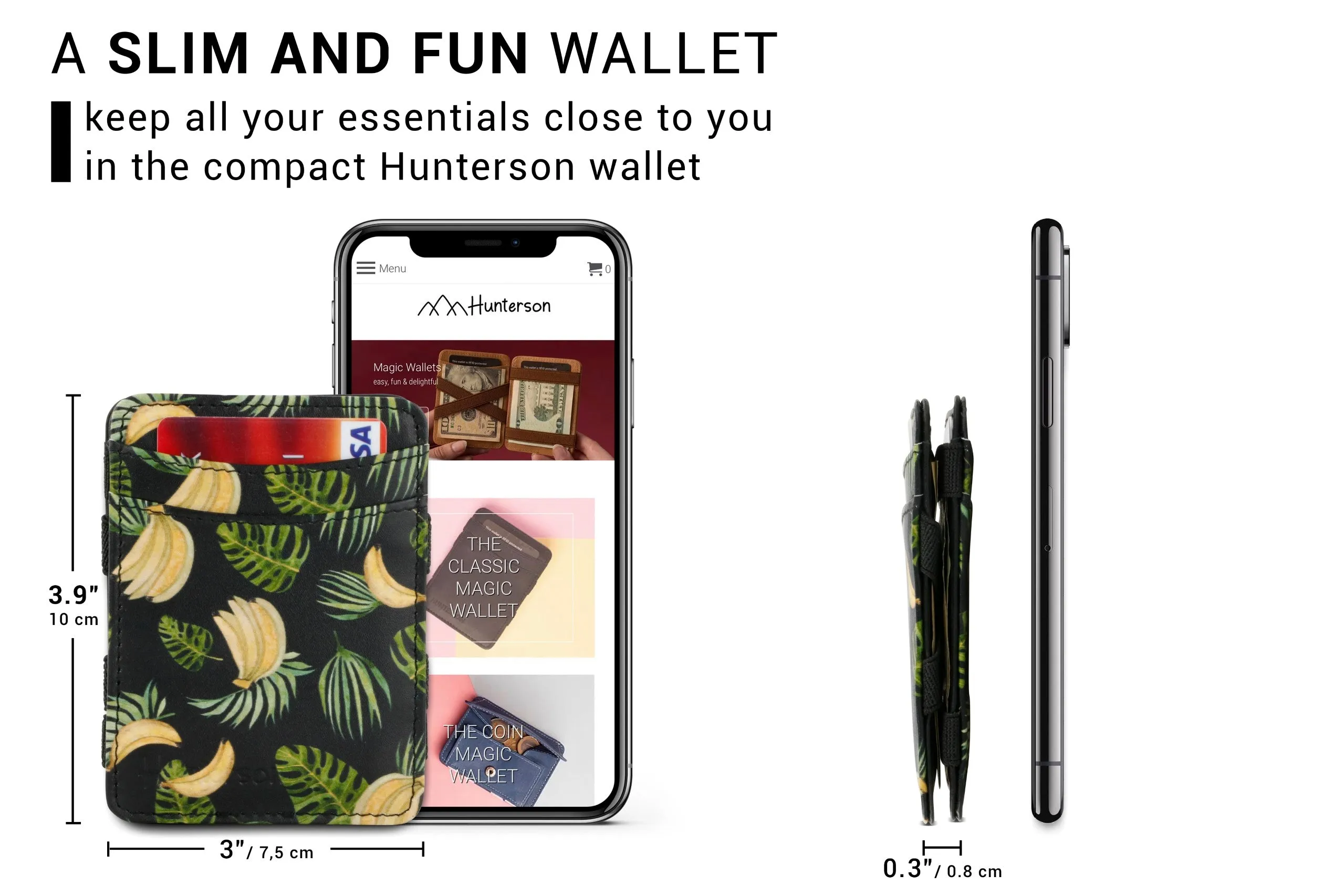 Hunterson RFID Magic Wallet Print