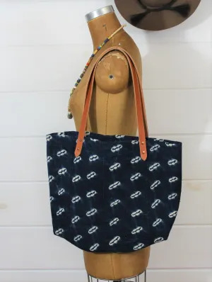 Indigo Handwoven Tote
