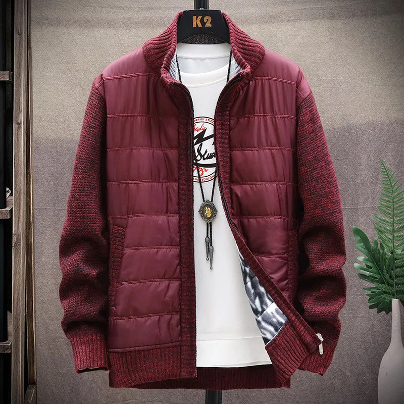 INSTOCK-Men's casual zipper stand collar jacket