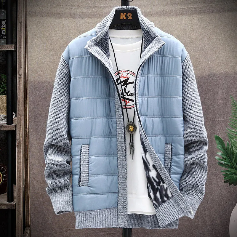 INSTOCK-Men's casual zipper stand collar jacket