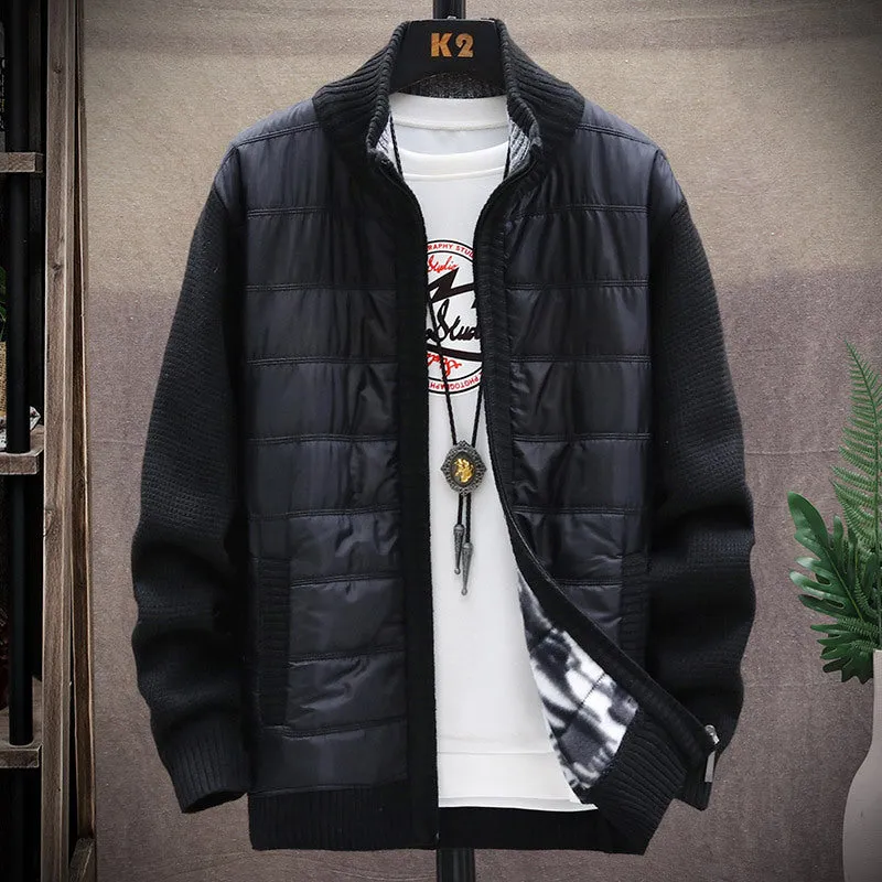 INSTOCK-Men's casual zipper stand collar jacket
