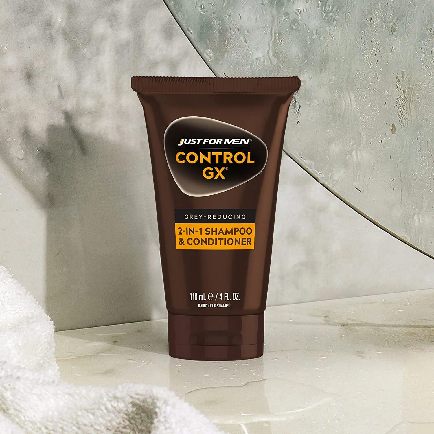 Just For Men Control GX Gray Reduction 2-in-1Shampoo Plus Conditioner, 4 fl oz
