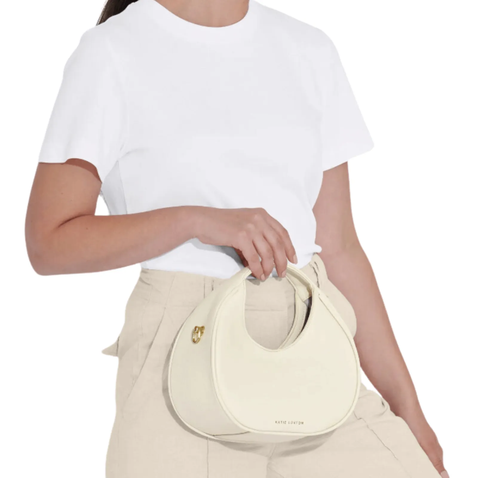 Katie Loxton Olive Small Shoulder Bag - Ecru
