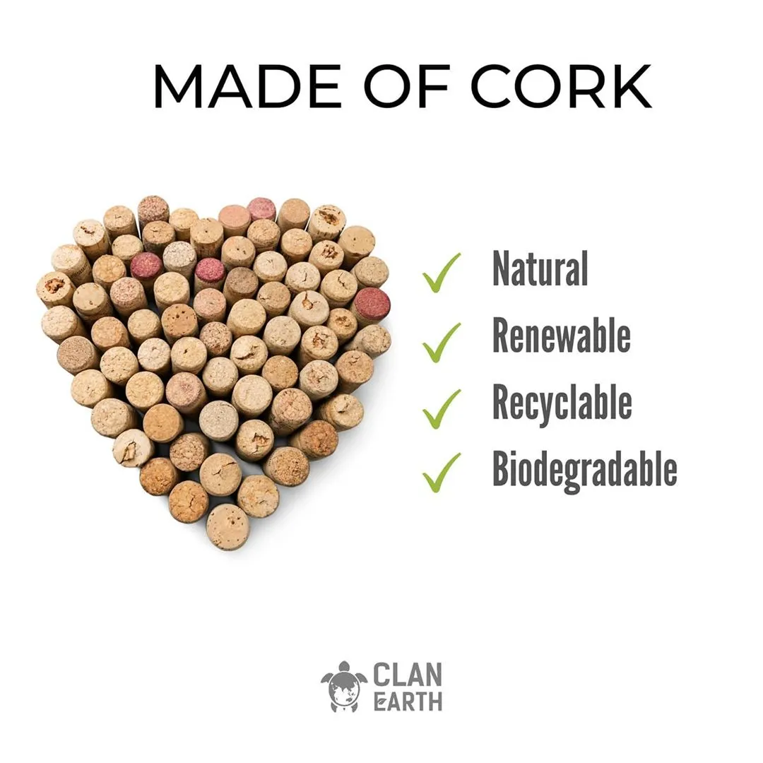 Kiwi Printed Cork - Cork & Canvas Zip Wallet
