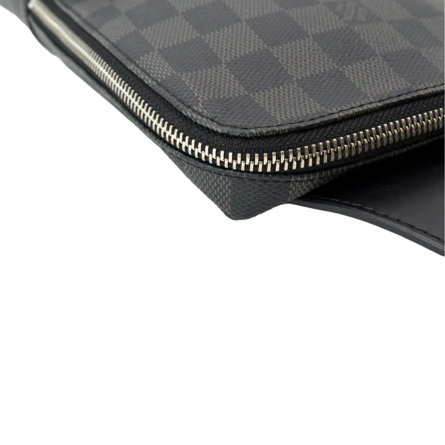 LOUIS VUITTON Avenue Sling Damier Graphite Backpack Bag Black