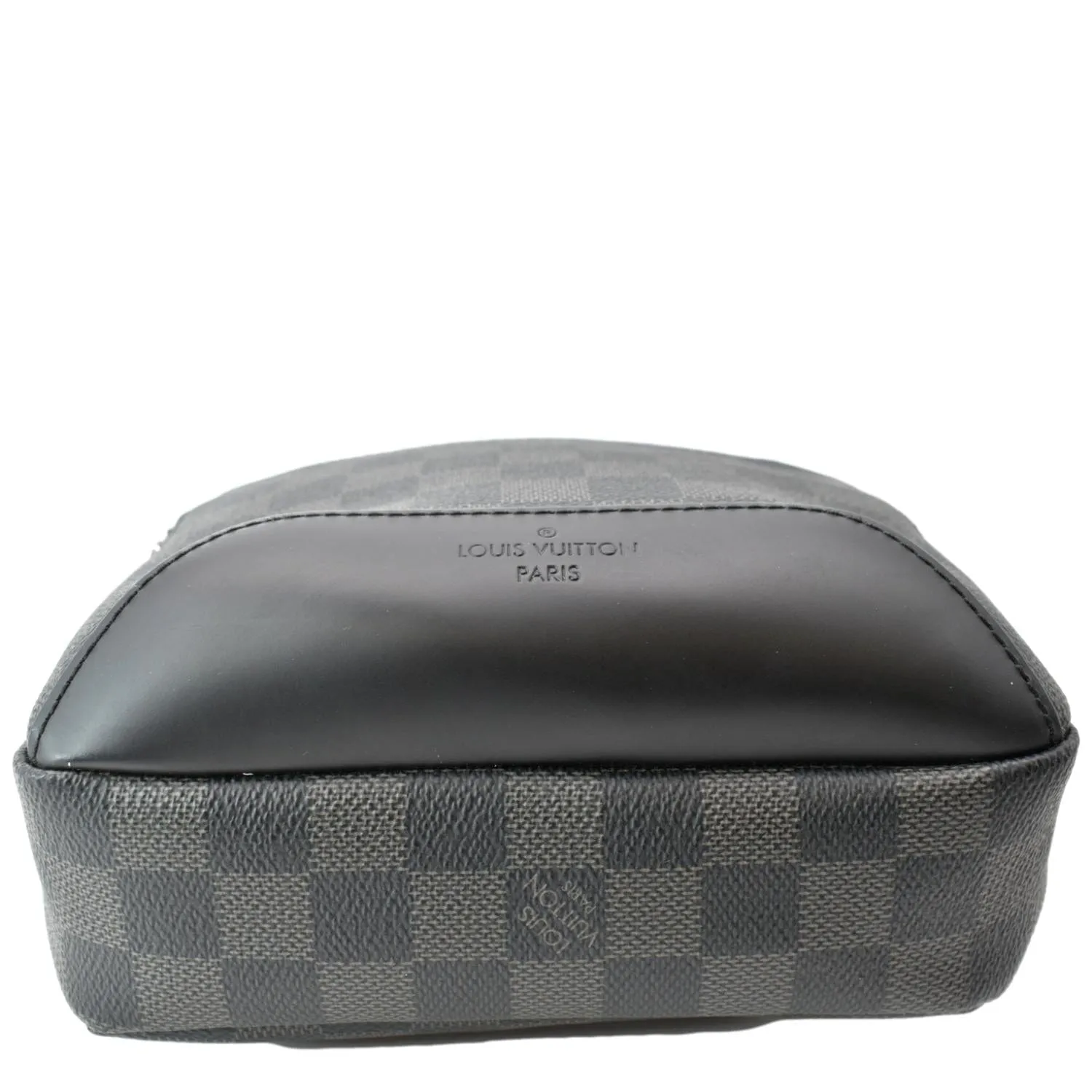 LOUIS VUITTON Avenue Sling Damier Graphite Backpack Bag Black