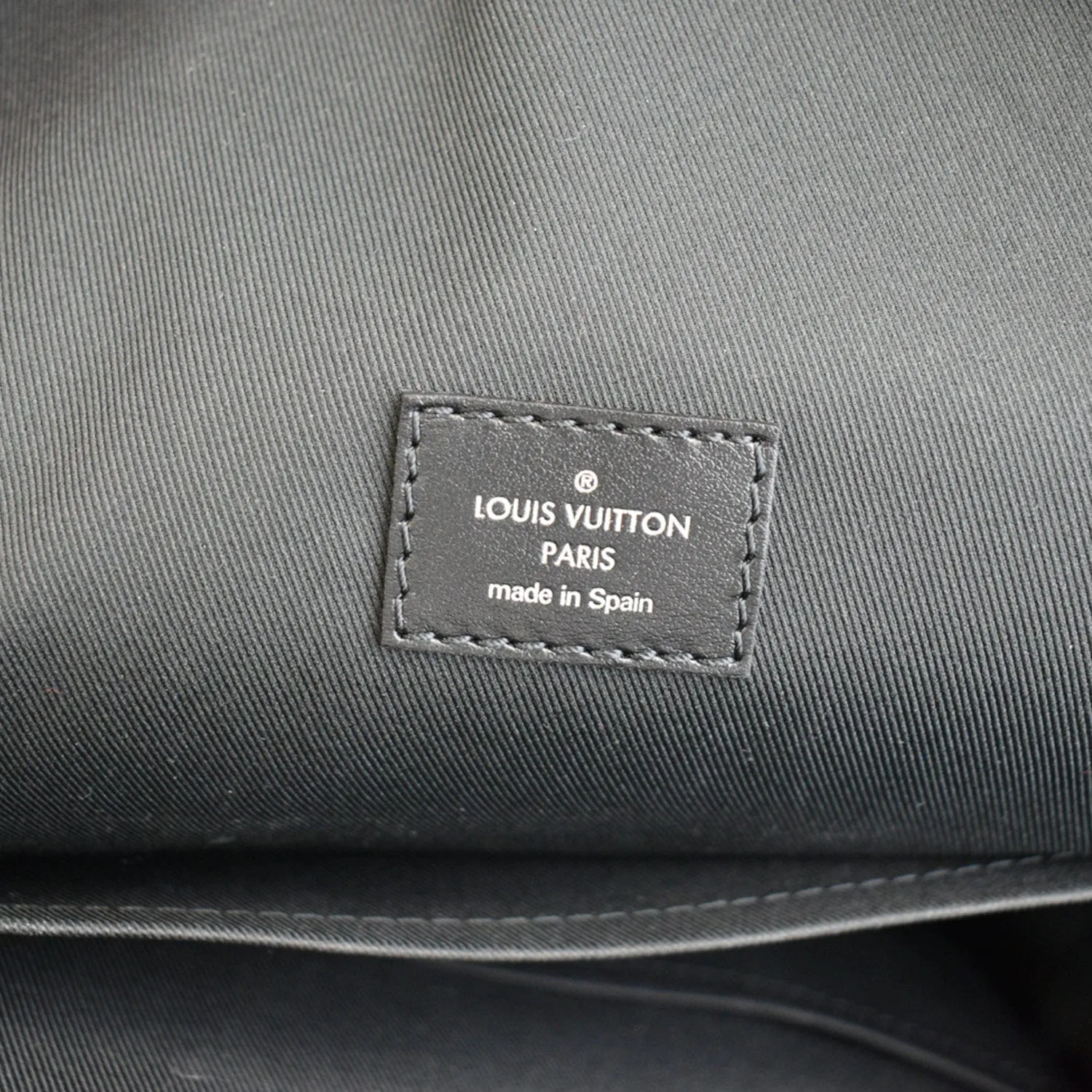 LOUIS VUITTON Campus Damier Graphite Canvas Backpack Bag Gray