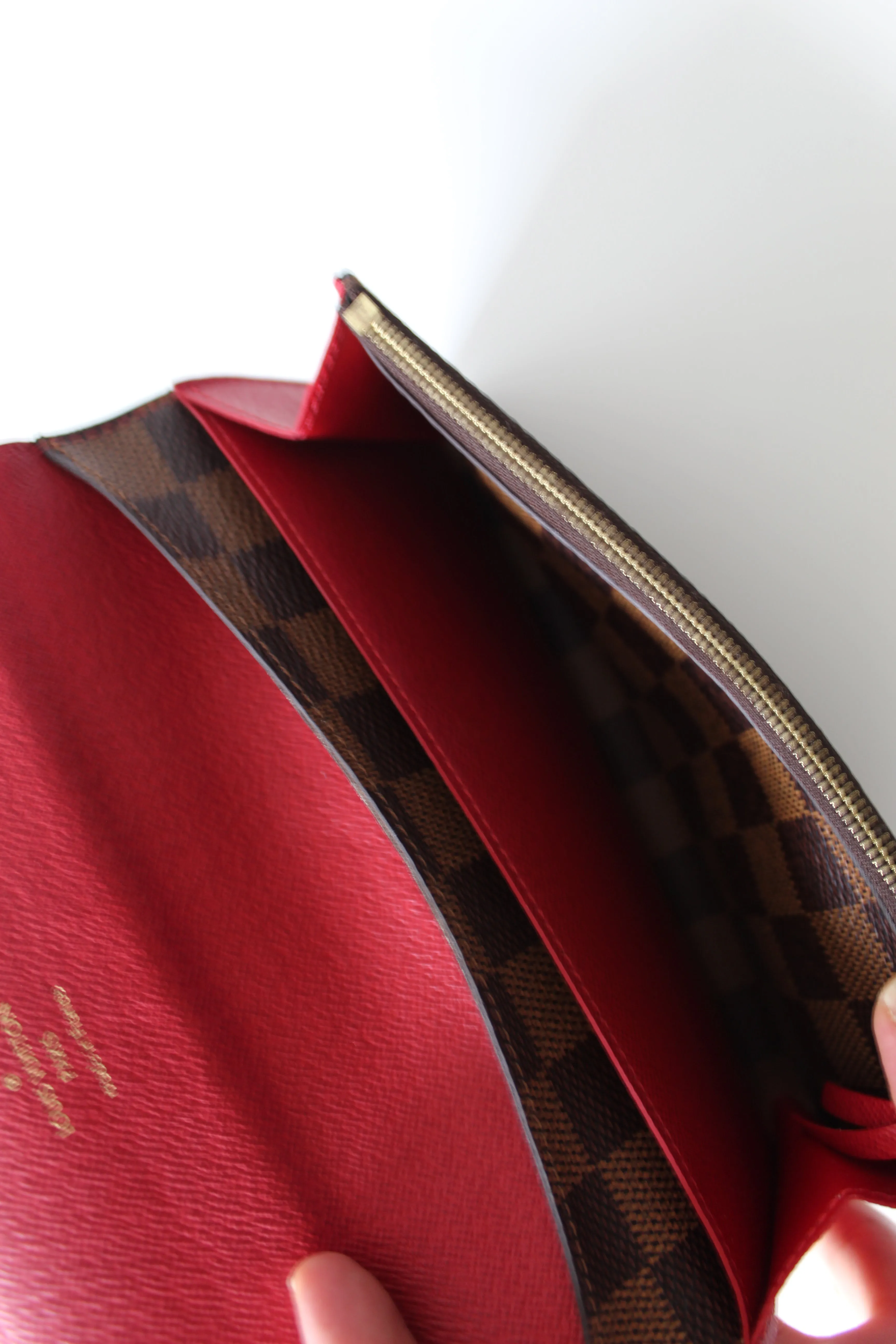 Louis Vuitton Red Emilie
