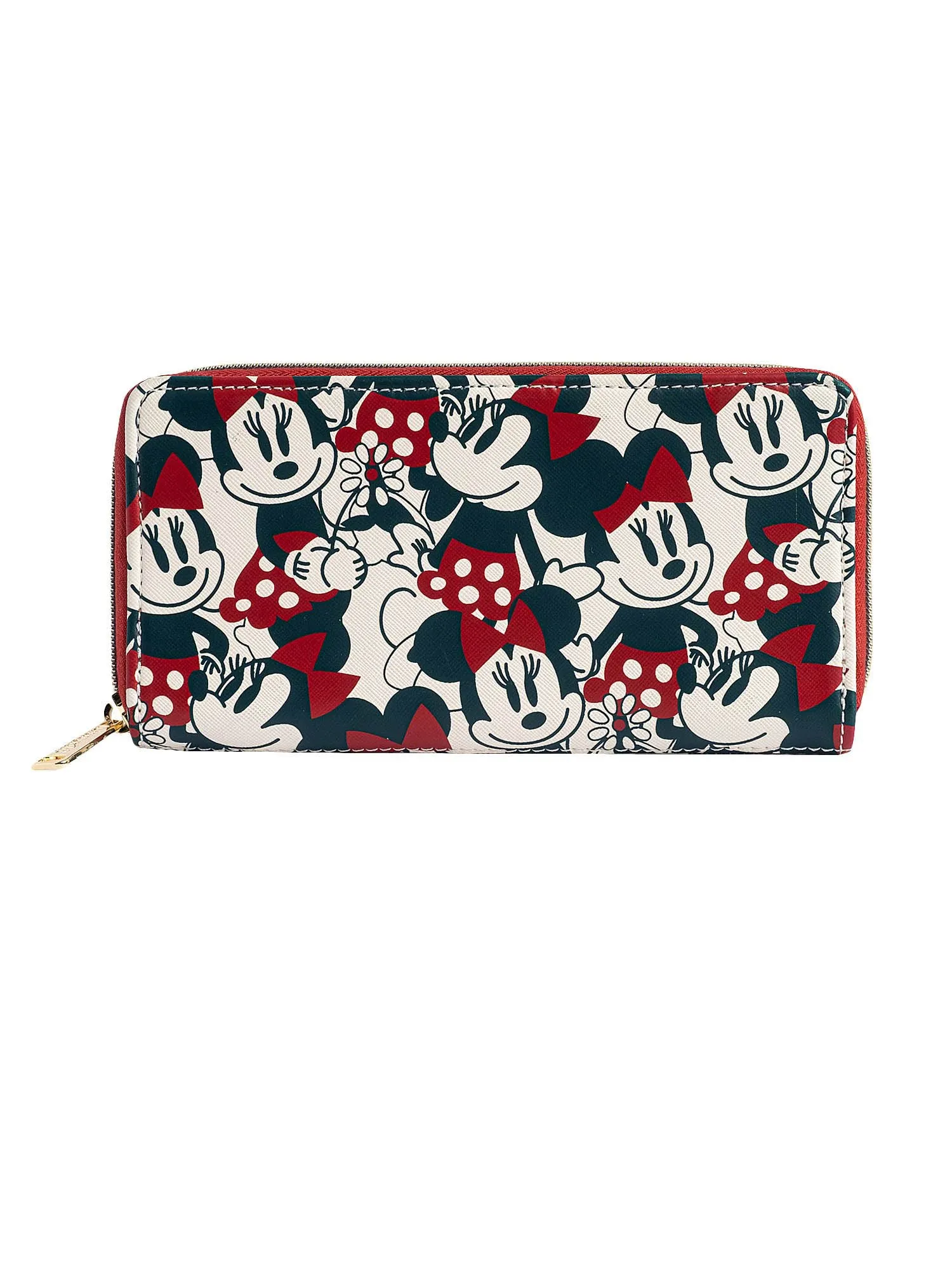 Loungefly x Disney Mickey & Minnie Mouse Zip Around Wallet Navy Red