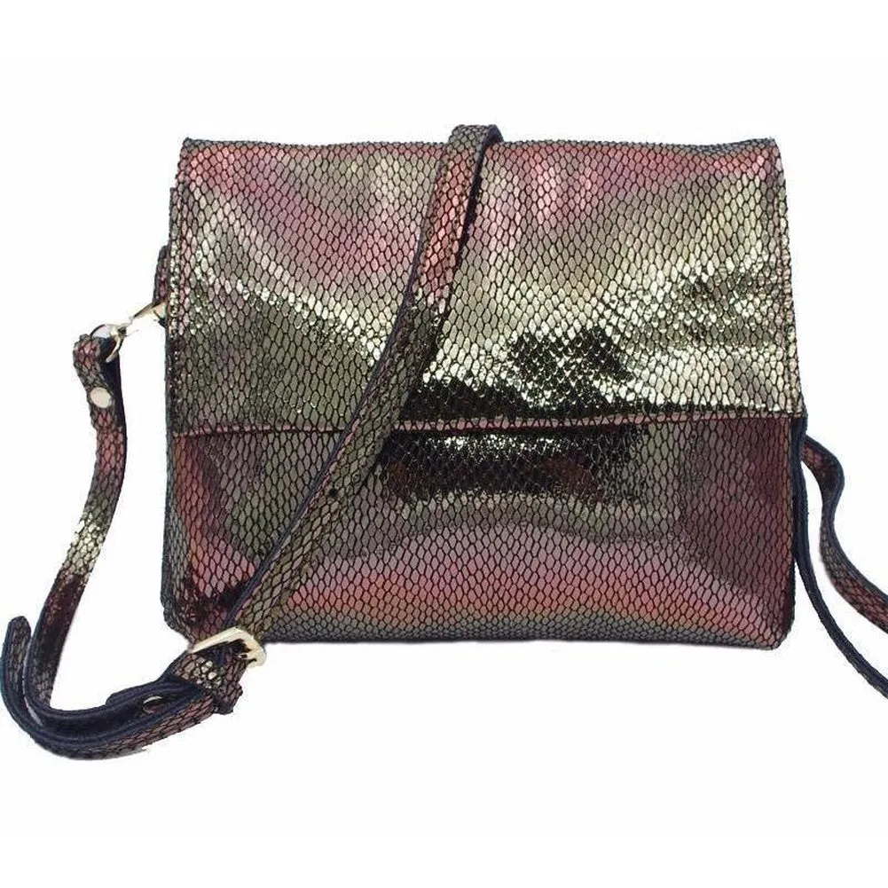 <bold>Crossbody  / Shoulder Bag <br>Genuine-Leather