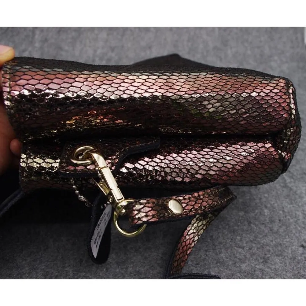 <bold>Crossbody  / Shoulder Bag <br>Genuine-Leather