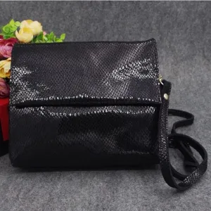 <bold>Crossbody  / Shoulder Bag <br>Genuine-Leather