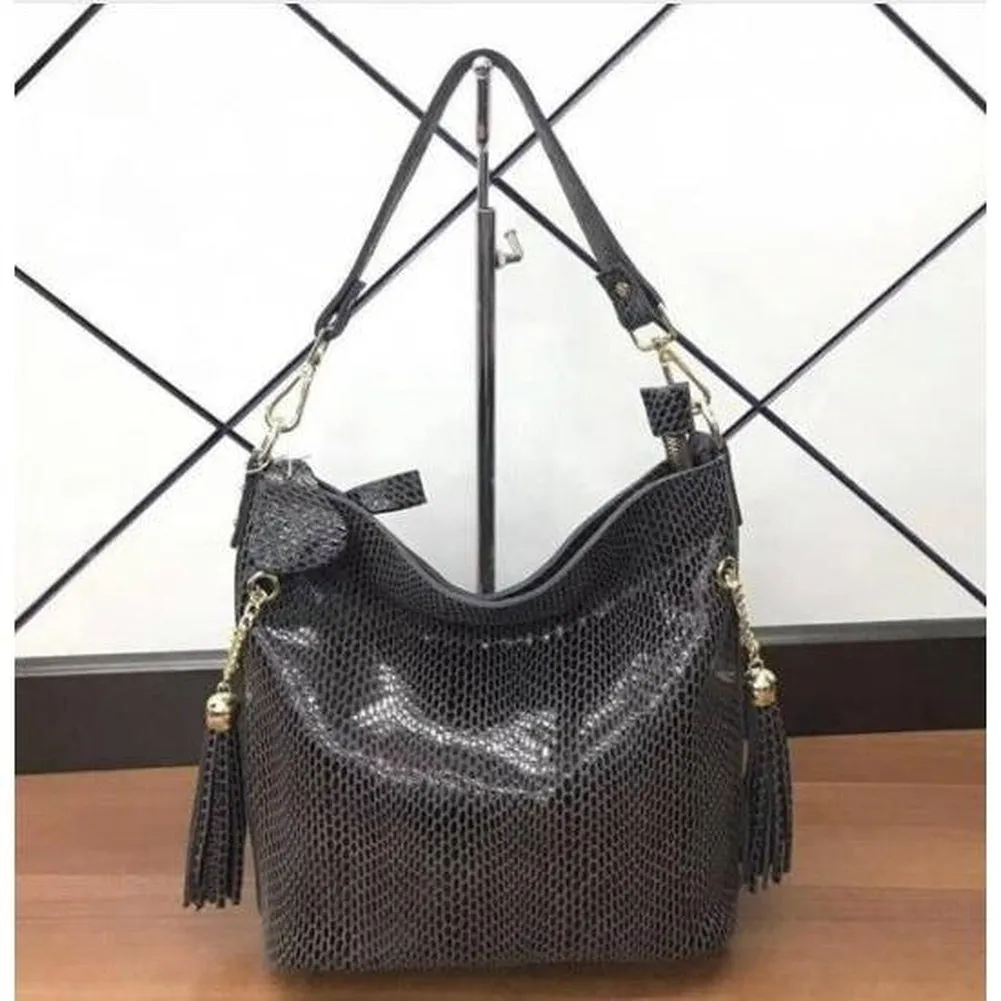 <bold>Hobo / Tote Bag  <br>Genuine-Leather