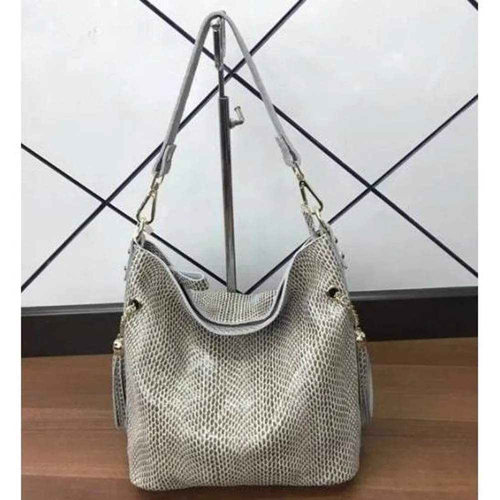 <bold>Hobo / Tote Bag  <br>Genuine-Leather