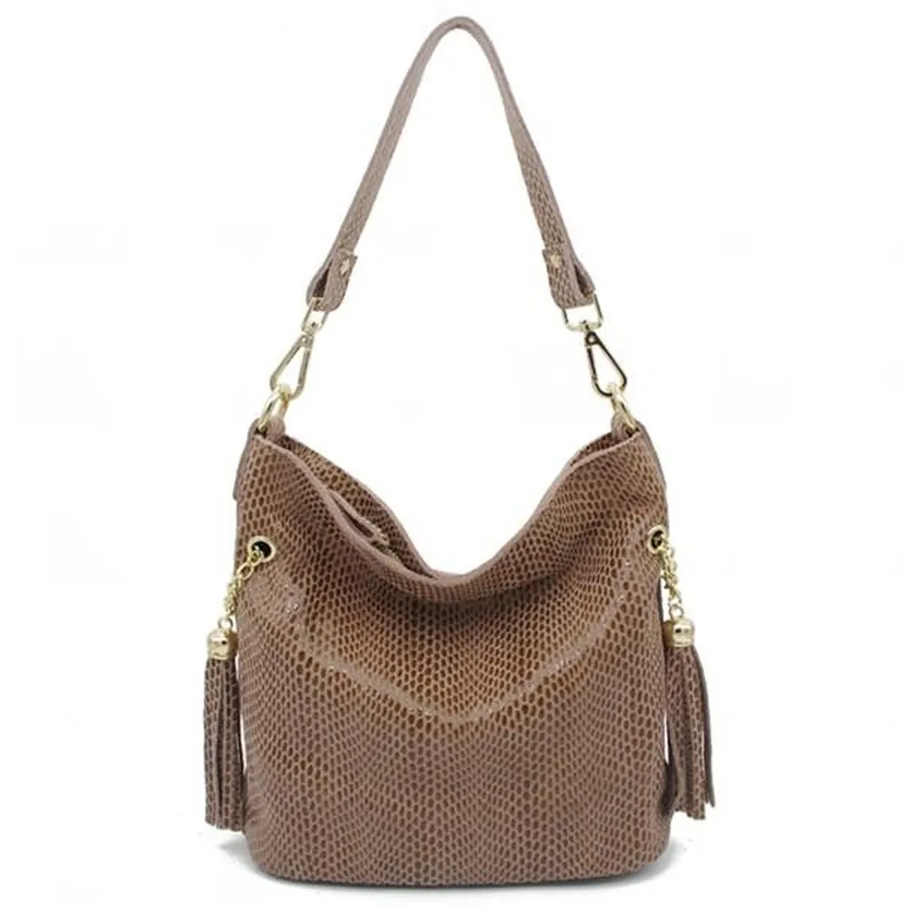 <bold>Hobo / Tote Bag  <br>Genuine-Leather