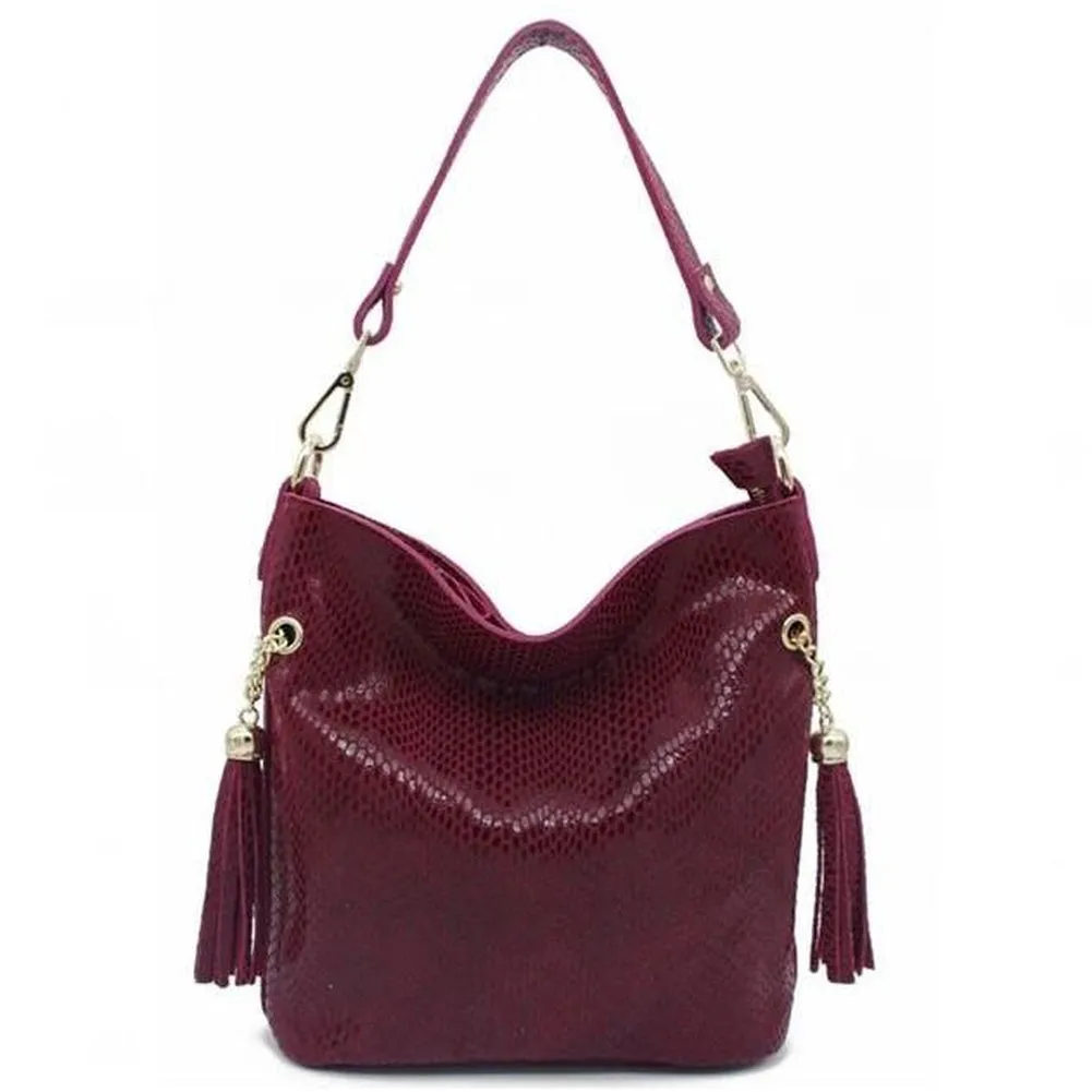 <bold>Hobo / Tote Bag  <br>Genuine-Leather
