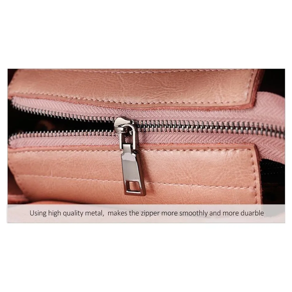 <bold>Tote & Crossbody Bag Set <br>Genuine-Leather