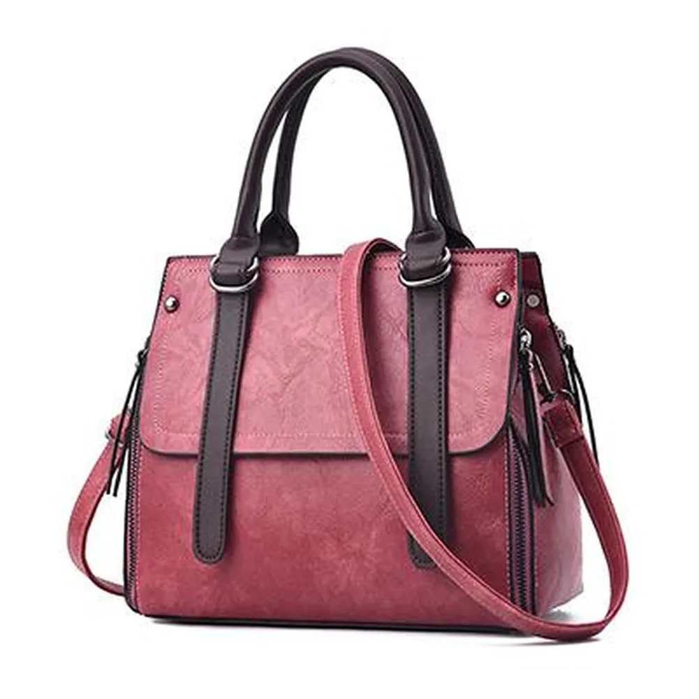 <bold>Tote / Crossbody Bag <br>Vegan-Leather