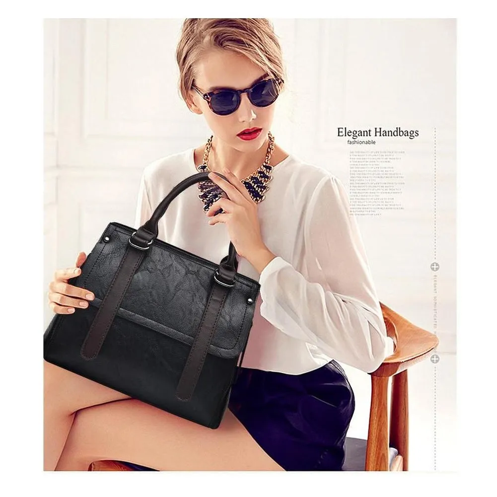 <bold>Tote / Crossbody Bag <br>Vegan-Leather