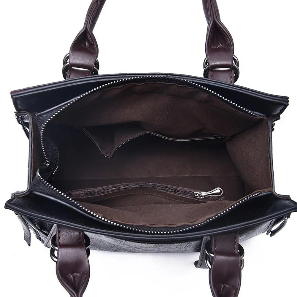 <bold>Tote / Crossbody Bag <br>Vegan-Leather