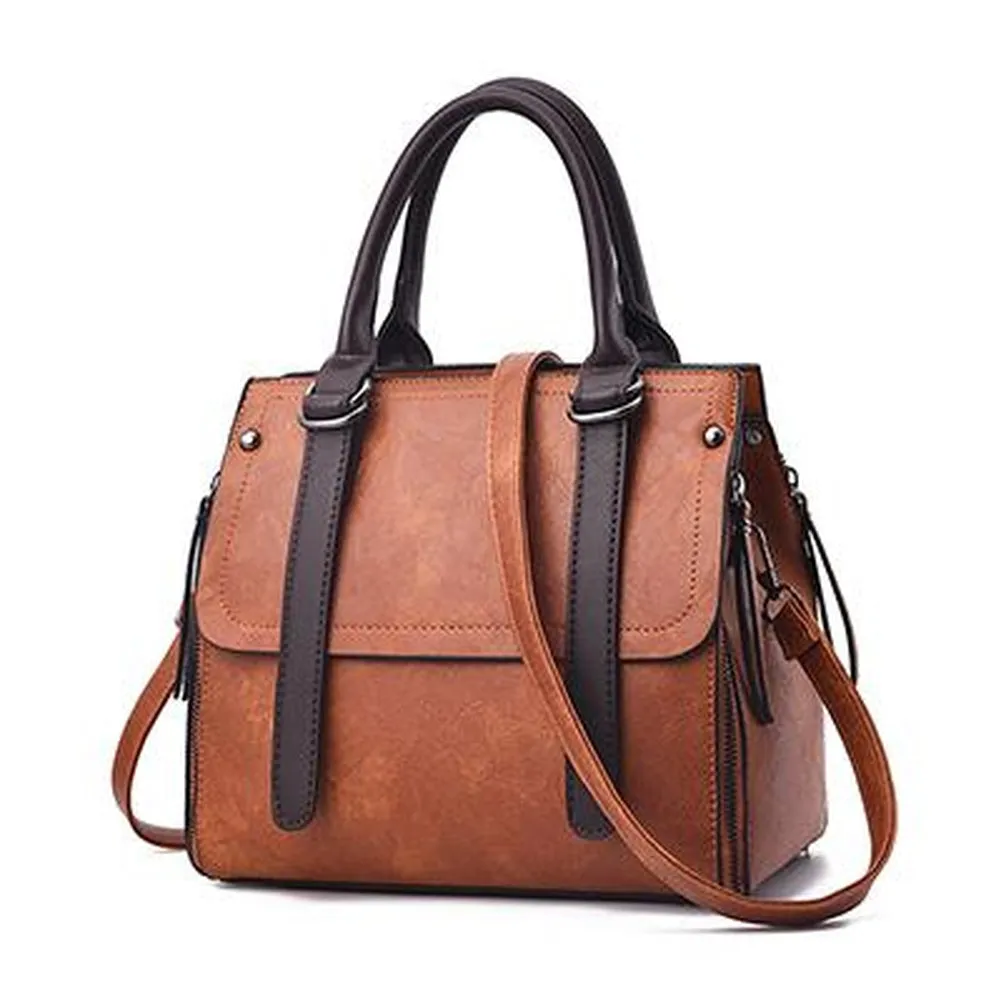 <bold>Tote / Crossbody Bag <br>Vegan-Leather