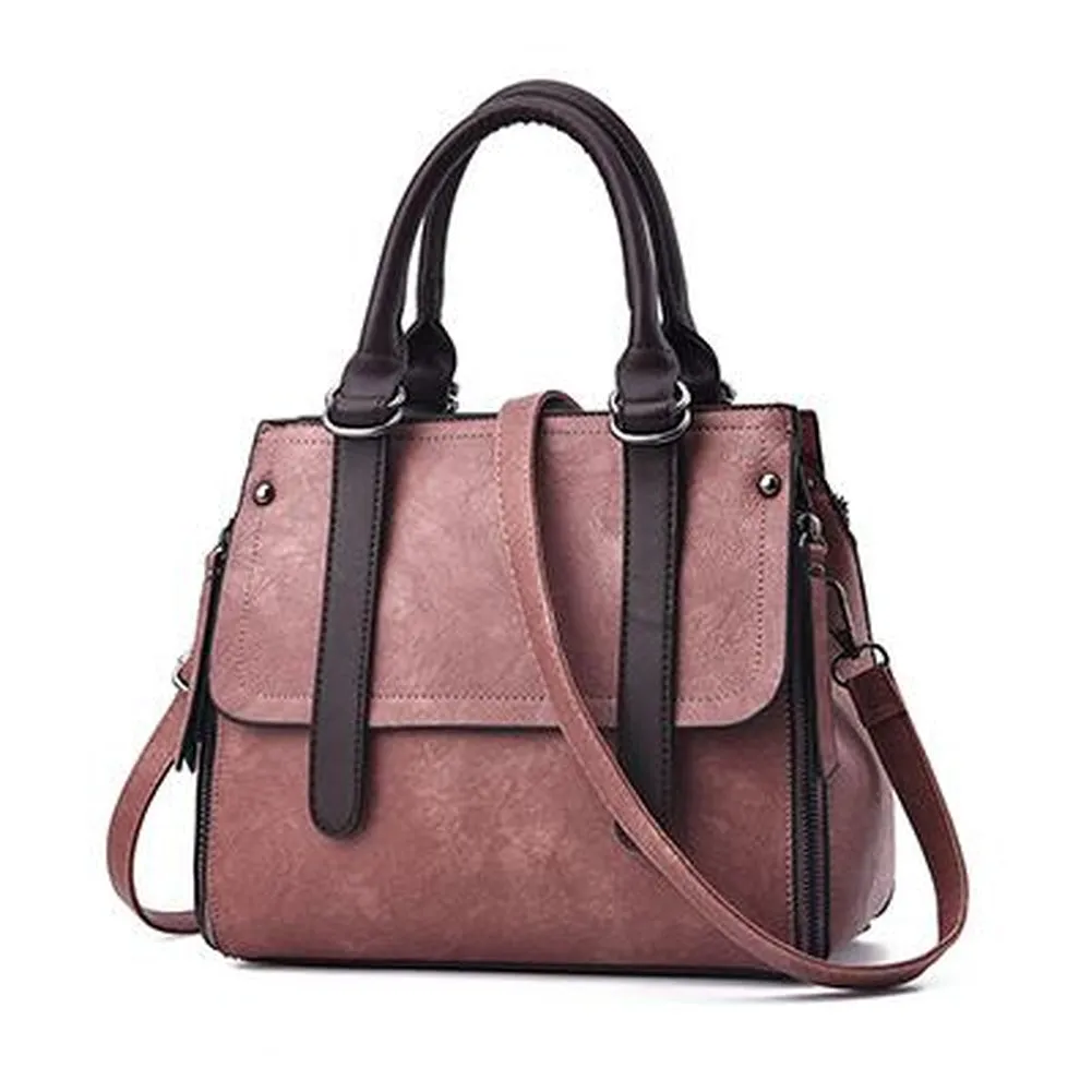 <bold>Tote / Crossbody Bag <br>Vegan-Leather