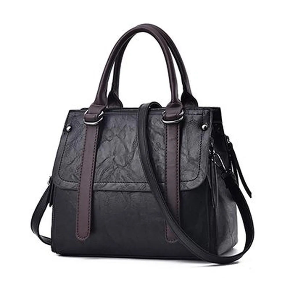 <bold>Tote / Crossbody Bag <br>Vegan-Leather