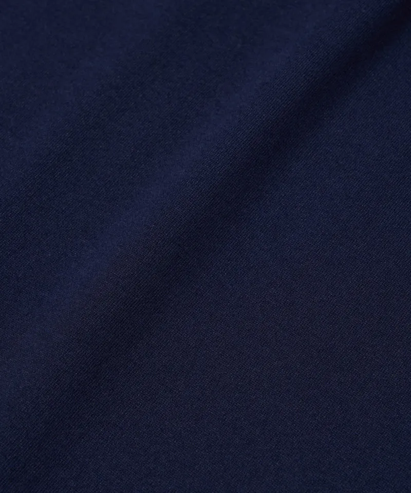 MCC Collar Button Down L/S Tee - Dark Navy