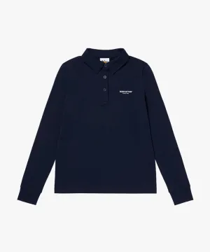 MCC Collar Button Down L/S Tee - Dark Navy
