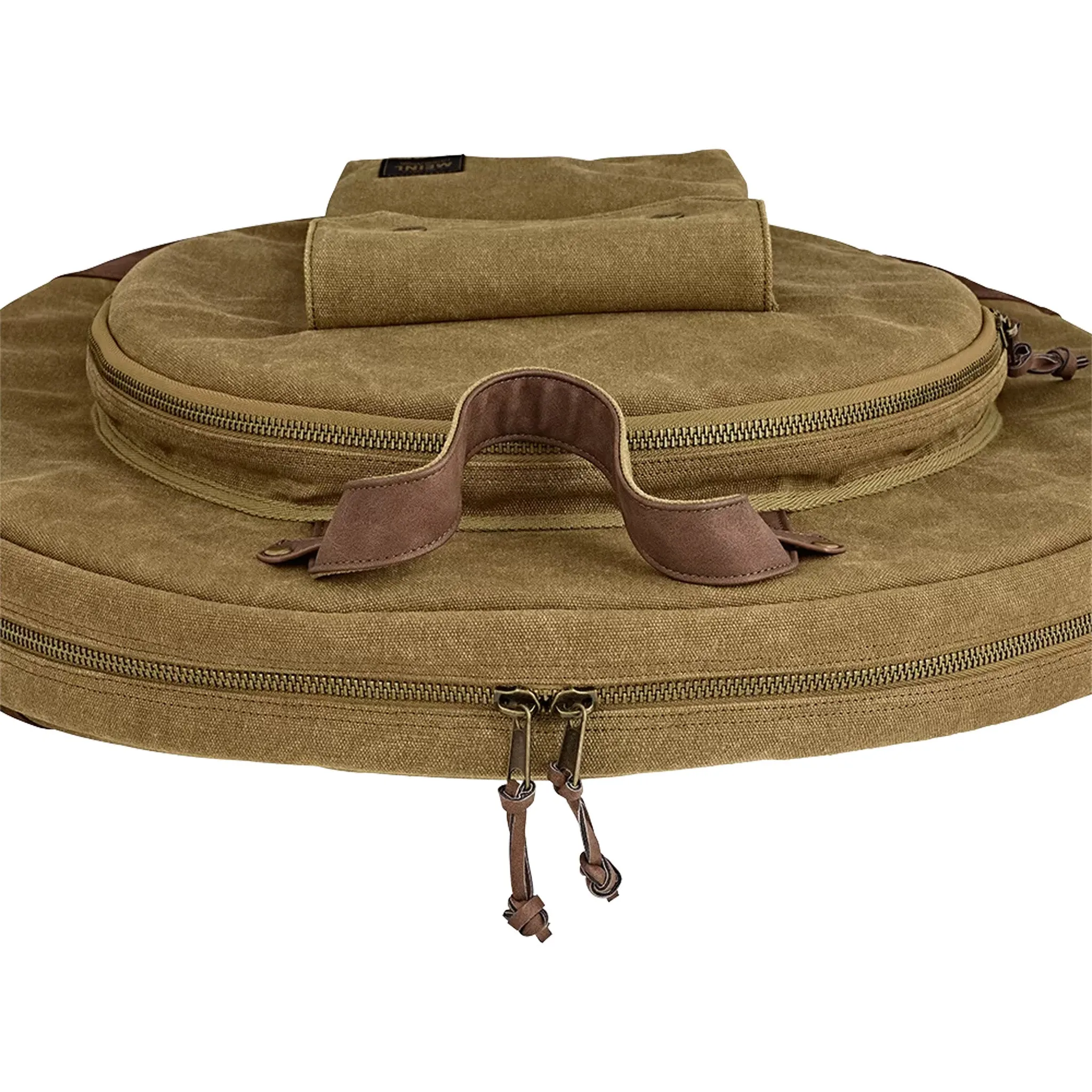 MEINL Cymbals MWC22KH 22inch Waxed Canvas Backpack Cymbal Bag, Vintage Khaki