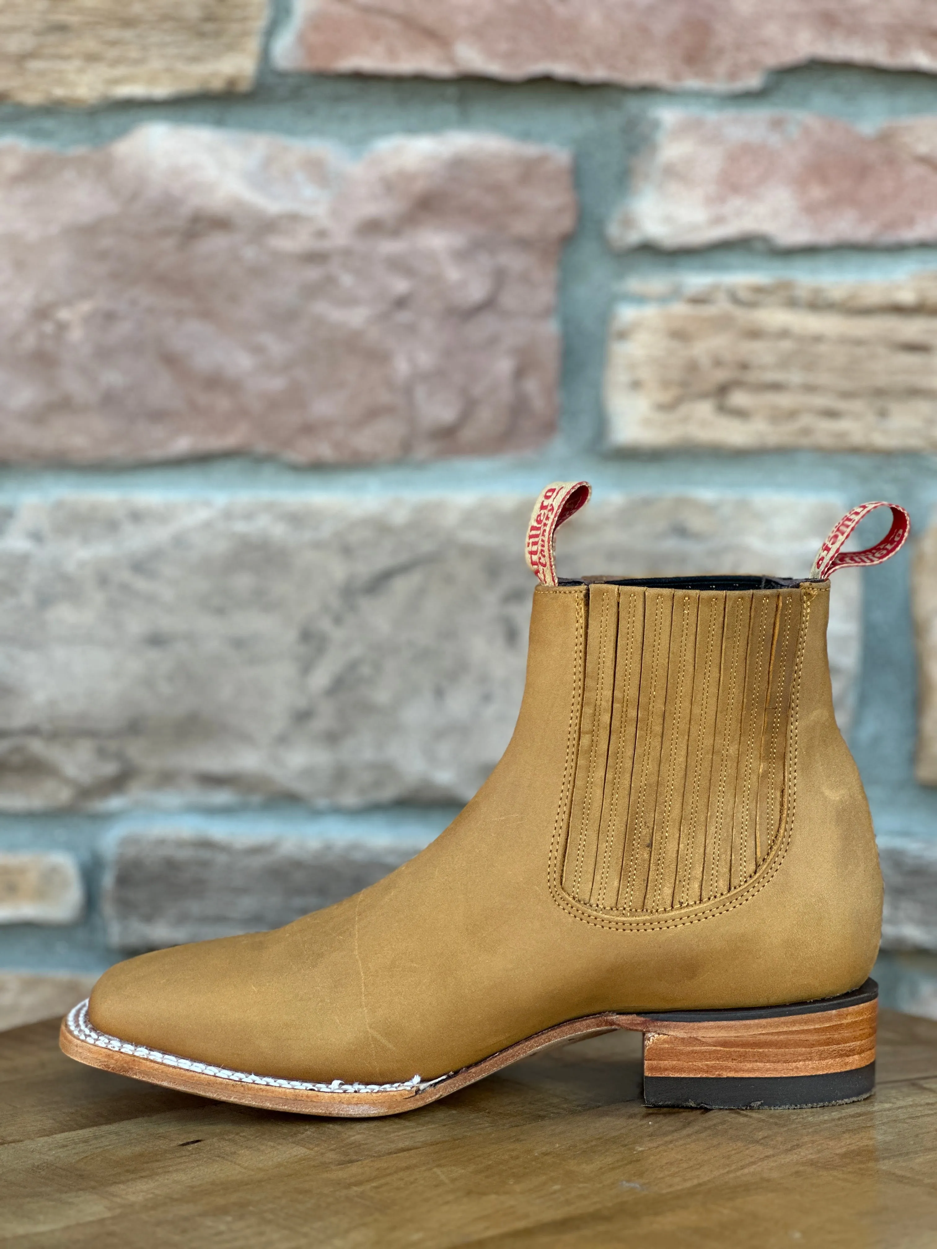Men Honey Nobuck Rodeo Botin